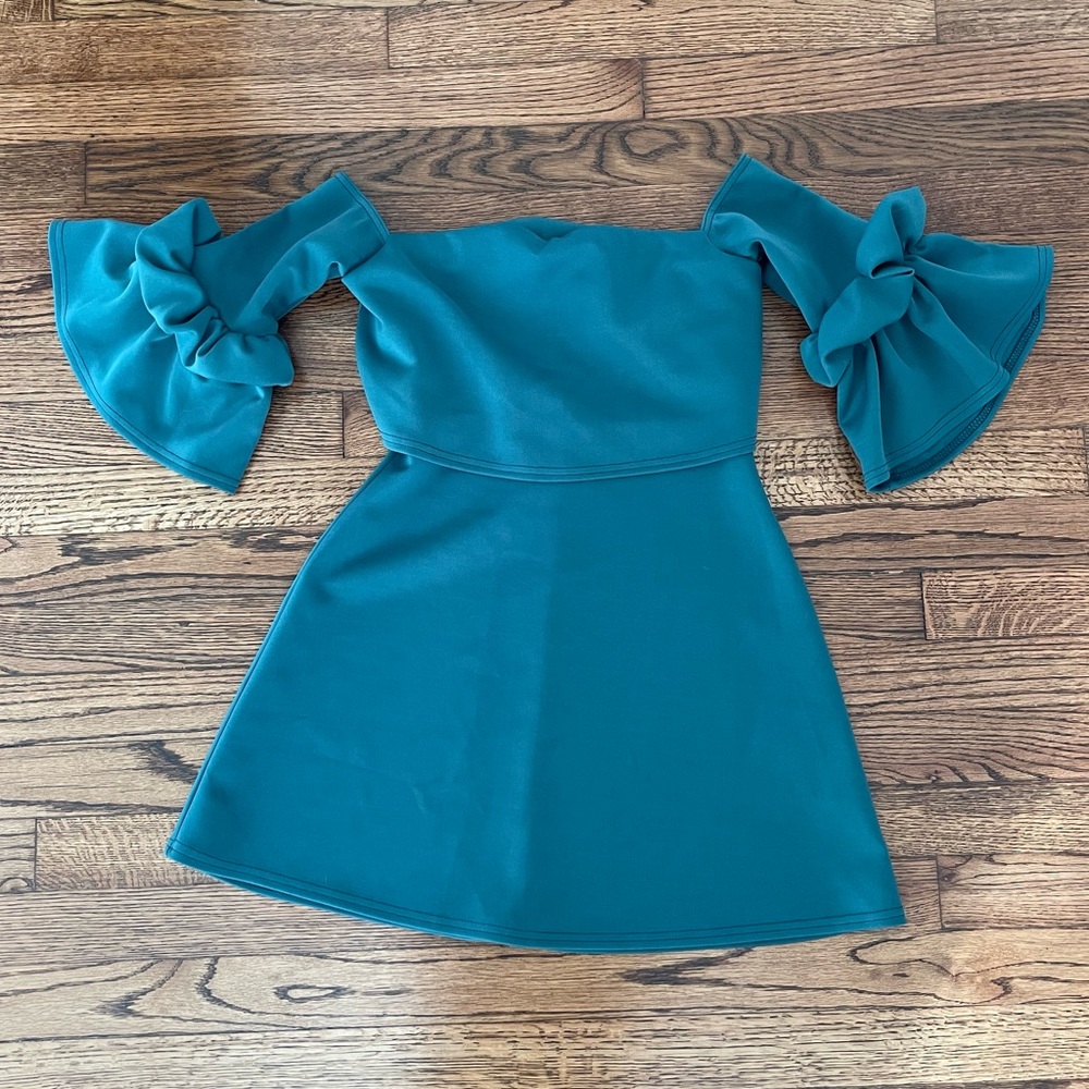 ASOS | Off-Shoulder Mini Dress | Size 2 Petite